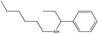 hexyl(1-phenylpropyl)amine Struktur