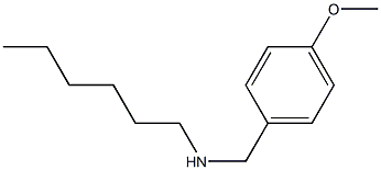 hexyl[(4-methoxyphenyl)methyl]amine Struktur