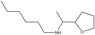 hexyl[1-(oxolan-2-yl)ethyl]amine Struktur