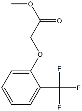 methyl 2-[2-(trifluoromethyl)phenoxy]acetate Struktur