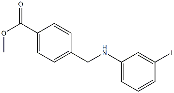 methyl 4-{[(3-iodophenyl)amino]methyl}benzoate Struktur