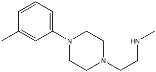 methyl({2-[4-(3-methylphenyl)piperazin-1-yl]ethyl})amine Struktur