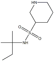 N-(1,1-dimethylpropyl)piperidine-3-sulfonamide Struktur