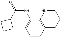 N-(1,2,3,4-tetrahydroquinolin-8-yl)cyclobutanecarboxamide Struktur