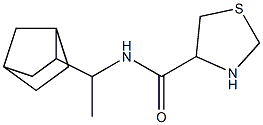 N-(1-bicyclo[2.2.1]hept-2-ylethyl)-1,3-thiazolidine-4-carboxamide Struktur