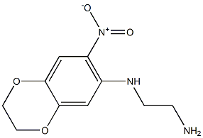 N-(2-aminoethyl)-7-nitro-2,3-dihydro-1,4-benzodioxin-6-amine Struktur