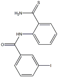 N-(2-carbamothioylphenyl)-3-iodobenzamide Struktur