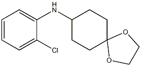 N-(2-chlorophenyl)-1,4-dioxaspiro[4.5]decan-8-amine Struktur