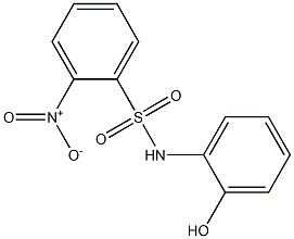 N-(2-hydroxyphenyl)-2-nitrobenzene-1-sulfonamide Struktur