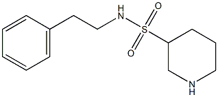 N-(2-phenylethyl)piperidine-3-sulfonamide Struktur