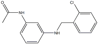 N-(3-{[(2-chlorophenyl)methyl]amino}phenyl)acetamide Struktur