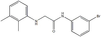 N-(3-bromophenyl)-2-[(2,3-dimethylphenyl)amino]acetamide Struktur