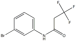 N-(3-bromophenyl)-3,3,3-trifluoropropanamide Struktur