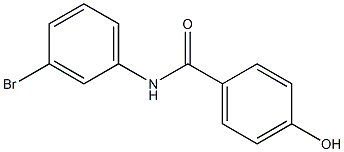 N-(3-bromophenyl)-4-hydroxybenzamide Struktur