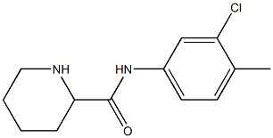 N-(3-chloro-4-methylphenyl)piperidine-2-carboxamide Struktur