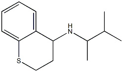 N-(3-methylbutan-2-yl)-3,4-dihydro-2H-1-benzothiopyran-4-amine Struktur