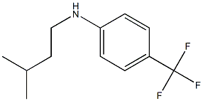 N-(3-methylbutyl)-4-(trifluoromethyl)aniline Struktur