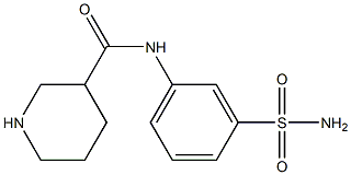 N-(3-sulfamoylphenyl)piperidine-3-carboxamide Struktur