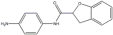 N-(4-aminophenyl)-2,3-dihydro-1-benzofuran-2-carboxamide Struktur