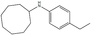 N-(4-ethylphenyl)cyclooctanamine Struktur