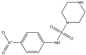 N-(4-nitrophenyl)piperazine-1-sulfonamide Struktur