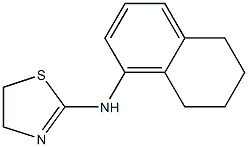 N-(5,6,7,8-tetrahydronaphthalen-1-yl)-4,5-dihydro-1,3-thiazol-2-amine Struktur