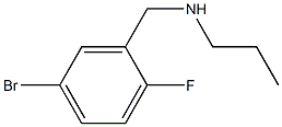 N-(5-bromo-2-fluorobenzyl)-N-propylamine Struktur