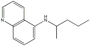 N-(pentan-2-yl)quinolin-5-amine Struktur