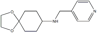 N-(pyridin-4-ylmethyl)-1,4-dioxaspiro[4.5]decan-8-amine Struktur