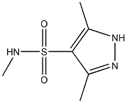 N,3,5-trimethyl-1H-pyrazole-4-sulfonamide Struktur