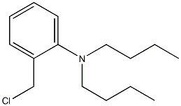 N,N-dibutyl-2-(chloromethyl)aniline Struktur