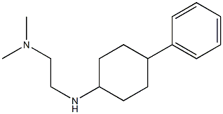 N,N-dimethyl-N'-(4-phenylcyclohexyl)ethane-1,2-diamine Struktur