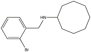 N-[(2-bromophenyl)methyl]cyclooctanamine Struktur