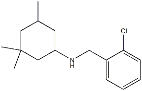 N-[(2-chlorophenyl)methyl]-3,3,5-trimethylcyclohexan-1-amine Struktur