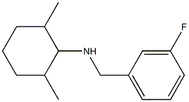 N-[(3-fluorophenyl)methyl]-2,6-dimethylcyclohexan-1-amine Struktur