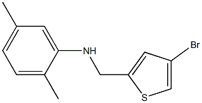 N-[(4-bromothiophen-2-yl)methyl]-2,5-dimethylaniline Struktur