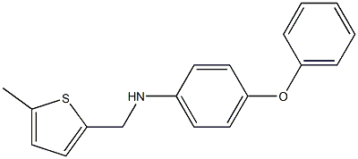 N-[(5-methylthiophen-2-yl)methyl]-4-phenoxyaniline Struktur