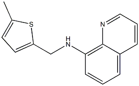 N-[(5-methylthiophen-2-yl)methyl]quinolin-8-amine Struktur