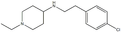 N-[2-(4-chlorophenyl)ethyl]-1-ethylpiperidin-4-amine Struktur