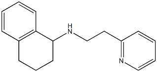 N-[2-(pyridin-2-yl)ethyl]-1,2,3,4-tetrahydronaphthalen-1-amine Struktur