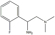 N-[2-amino-2-(2-fluorophenyl)ethyl]-N,N-dimethylamine Struktur