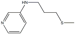 N-[3-(methylsulfanyl)propyl]pyridin-3-amine Struktur