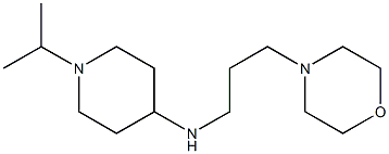 N-[3-(morpholin-4-yl)propyl]-1-(propan-2-yl)piperidin-4-amine Struktur