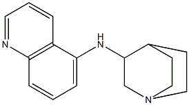 N-{1-azabicyclo[2.2.2]octan-3-yl}quinolin-5-amine Struktur