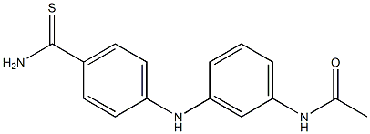 N-{3-[(4-carbamothioylphenyl)amino]phenyl}acetamide Struktur