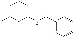 N-benzyl-3-methylcyclohexan-1-amine Struktur