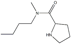 N-butyl-N-methylpyrrolidine-2-carboxamide Struktur