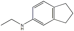 N-ethyl-2,3-dihydro-1H-inden-5-amine Struktur