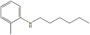 N-hexyl-2-methylaniline Struktur