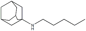 N-pentyladamantan-1-amine Struktur